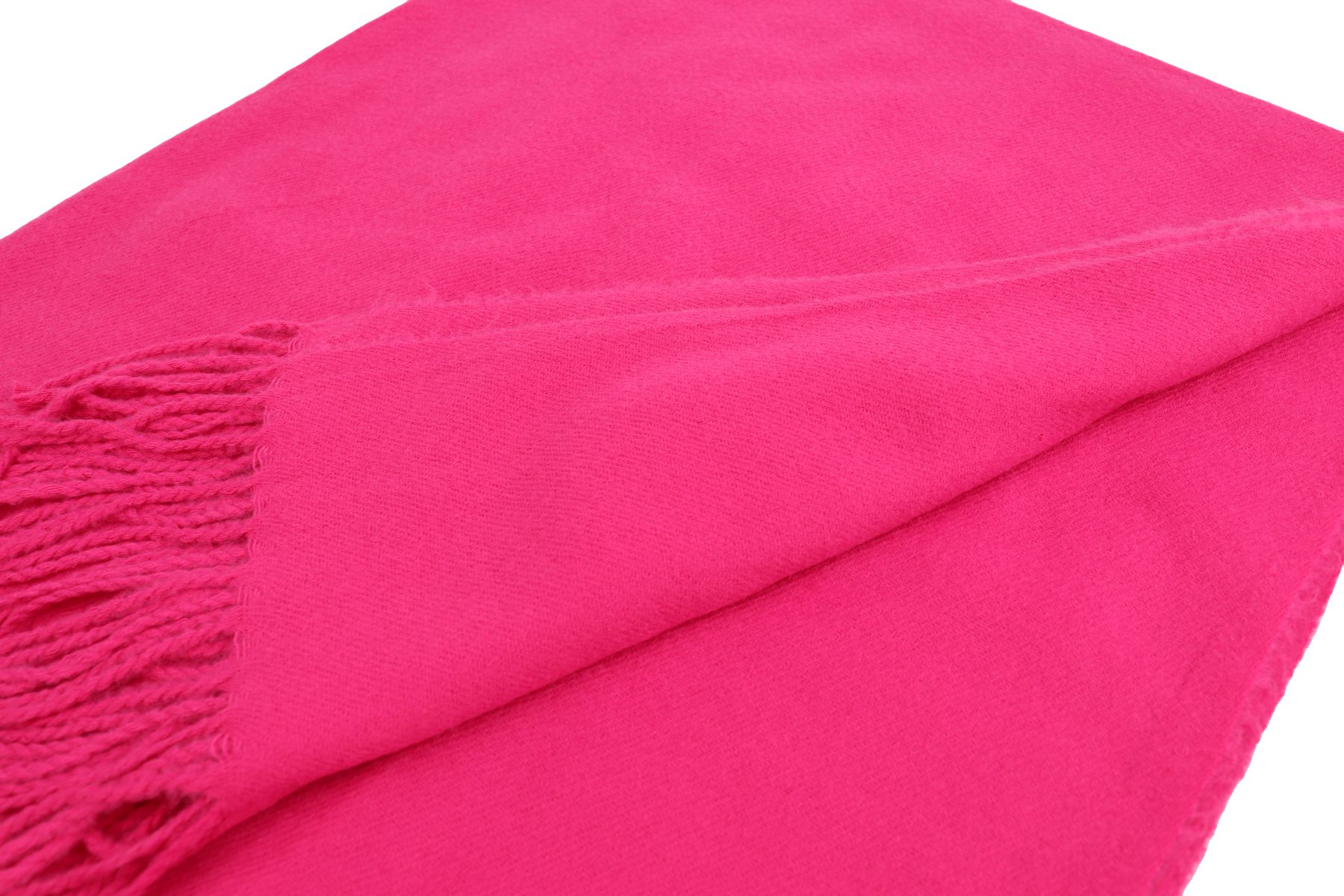 MIRROSI Modeschal weicher und Schal mit für Unifarbe und Fuchsia Herbst Damen Farben (Viele Halstuch 70x180cm, Winter warmer tolle zur Fransen, ideal Auswahl)