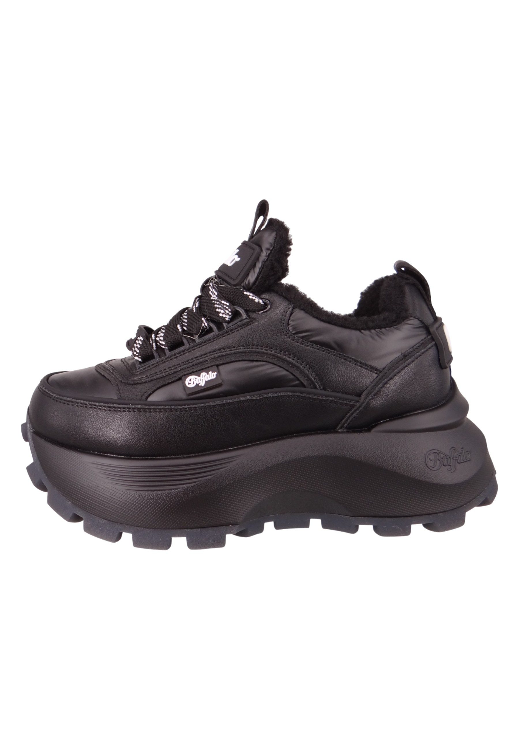 Buffalo 1636548 Manhatten WNTR LO Warm Black Sneaker