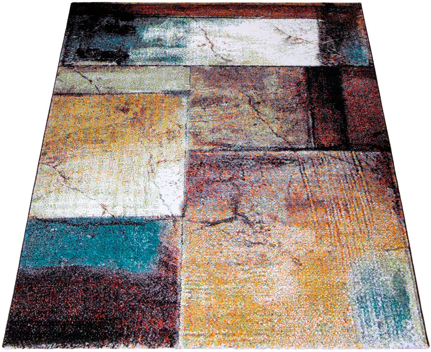 Teppich Gala 431, Paco Home, rechteckig, Höhe: 13 mm, Kurzflor, modernes abstraktes Design