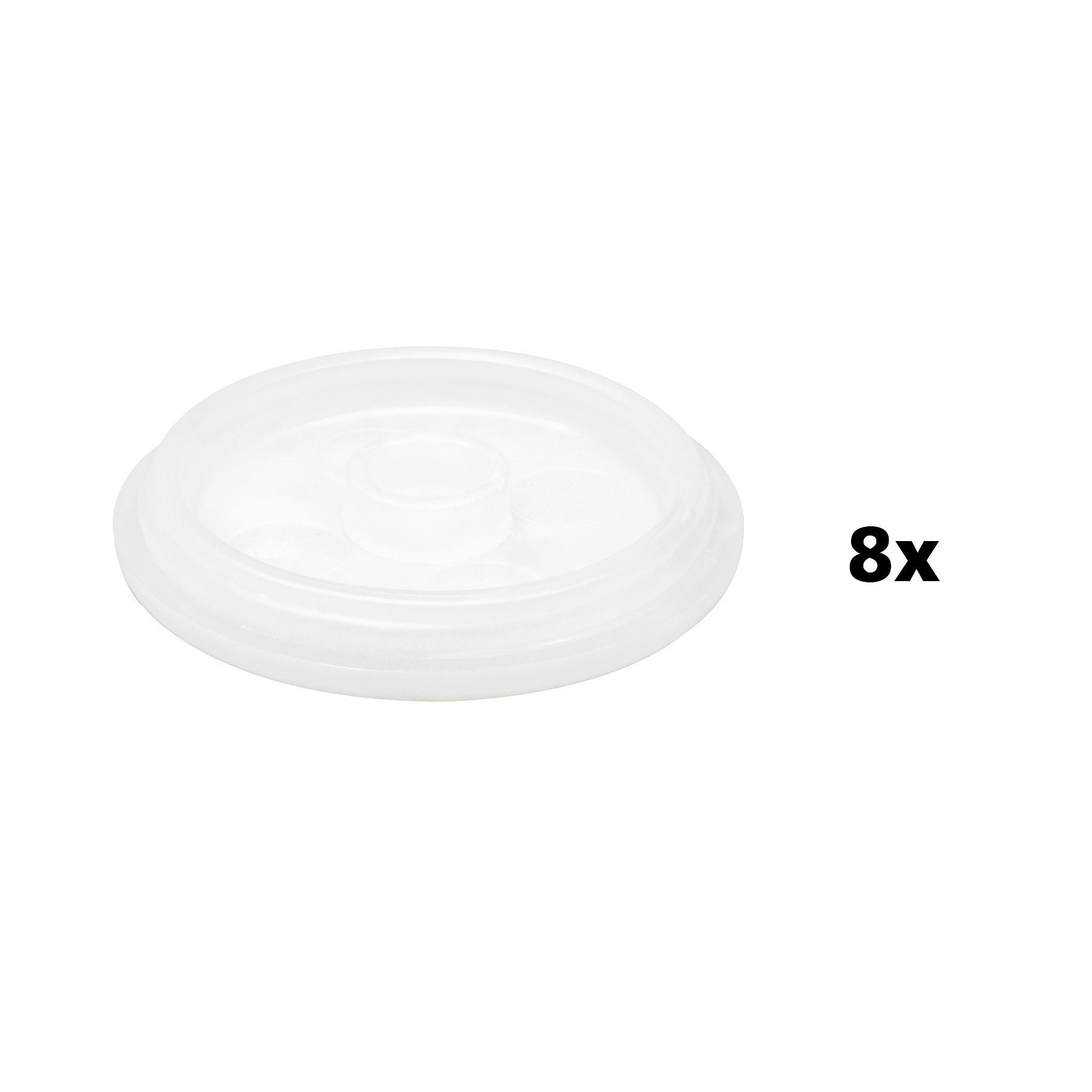 WAGNER design yourself Klick-Gleiter Stuhlgleiter Stoppgleiter Elastomer Gummi I 8er-Set Ersatzgleiter rutschhemmend austauschbar - STOPP - Durchmesser Ø 17, 20, 25, 30, 40, 50 mm - für Basis Ø 17, 20, 25, 30, 40, 50 mm - Made in DE