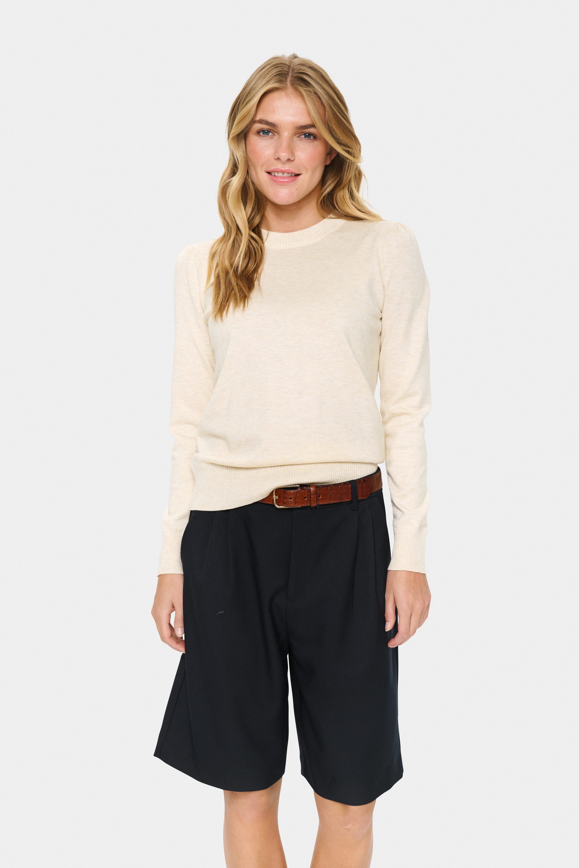 Saint Tropez Rundhalspullover MilaSZ günstig online kaufen