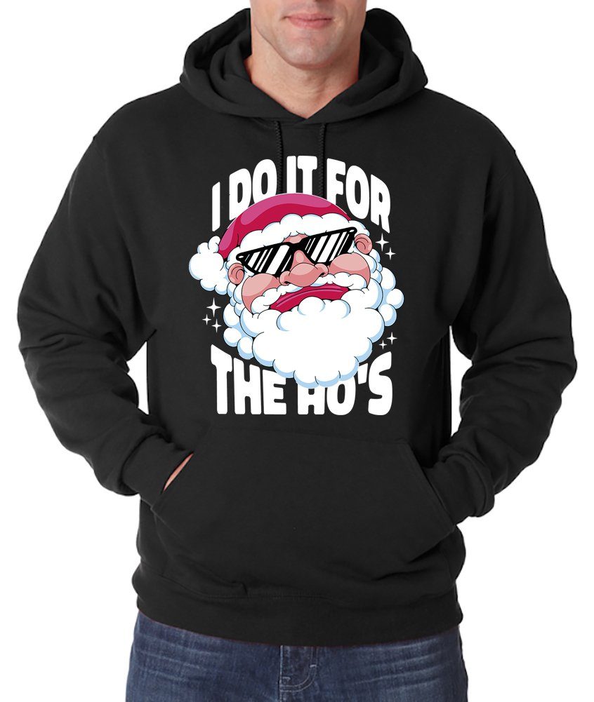 Youth Designz Kapuzenpullover I Do it for the HO's Herren Hoodie Weihnachten Пуловеры mit lustigem Spruch & Logo Aufdruck
