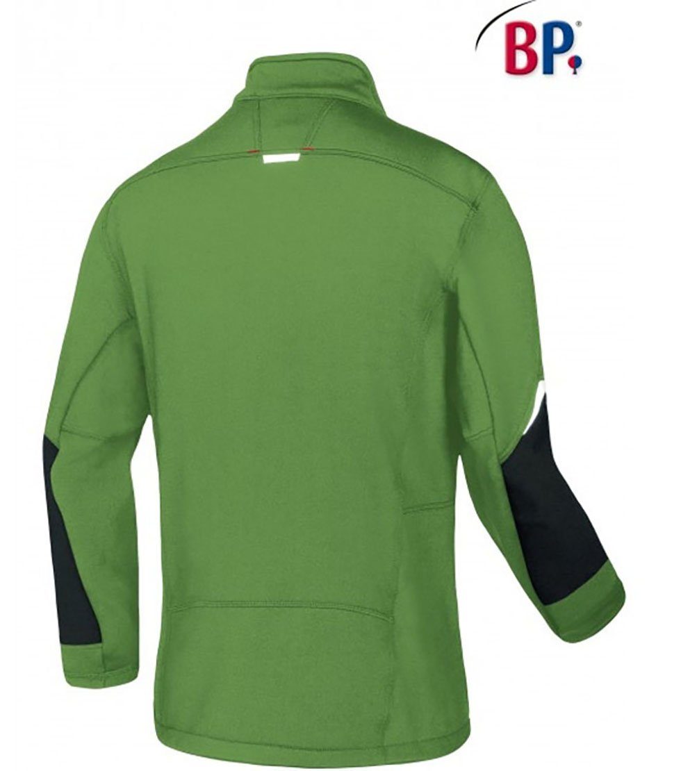 bp Arbeitsjacke BP® Fleecejacke Outdoor für grün Stehkragen langarm Fleece Herren 1987-679 Arbeitsjacke