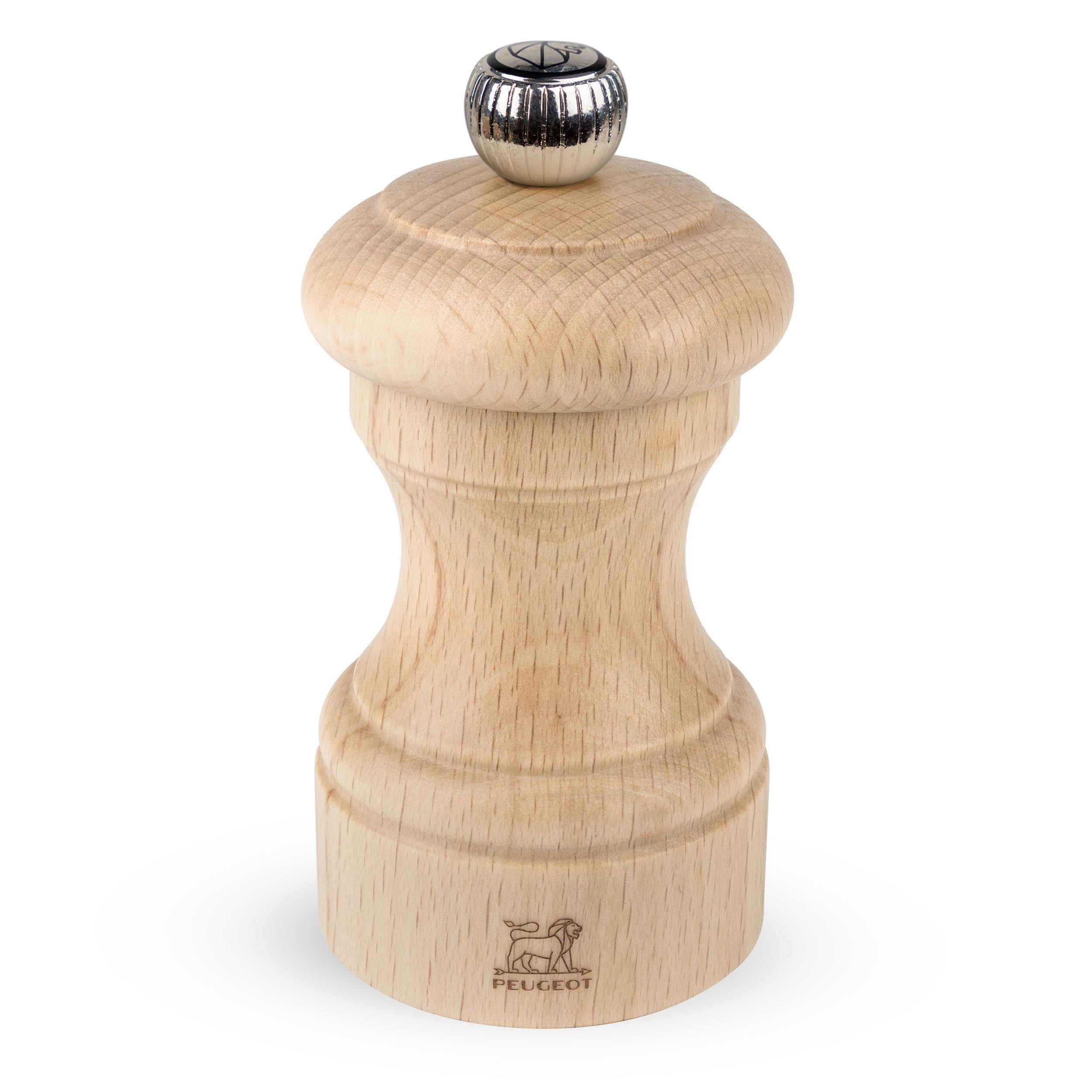Pfeffermühle BISTRO 10cm Buchenholz Natur Stahlmahlwerk Manuel Manuell