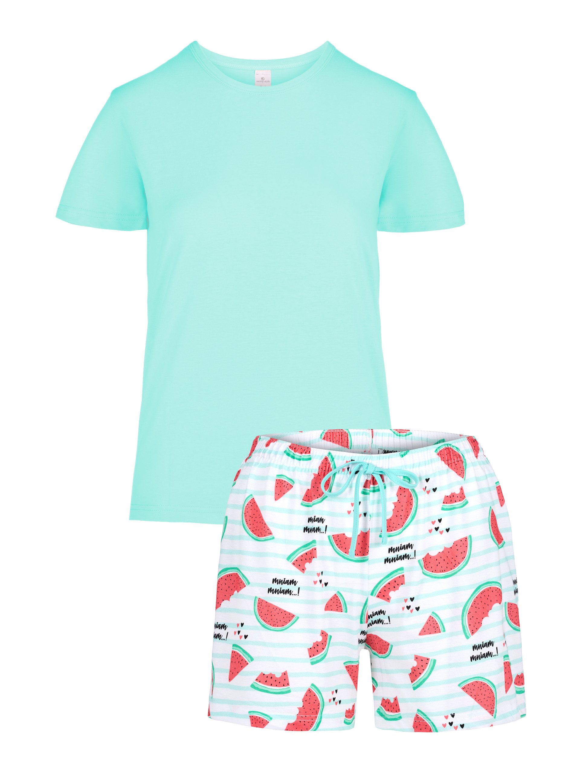 Merry Style Schlafanzug Damen Pyjama Zweiteiler günstig online kaufen