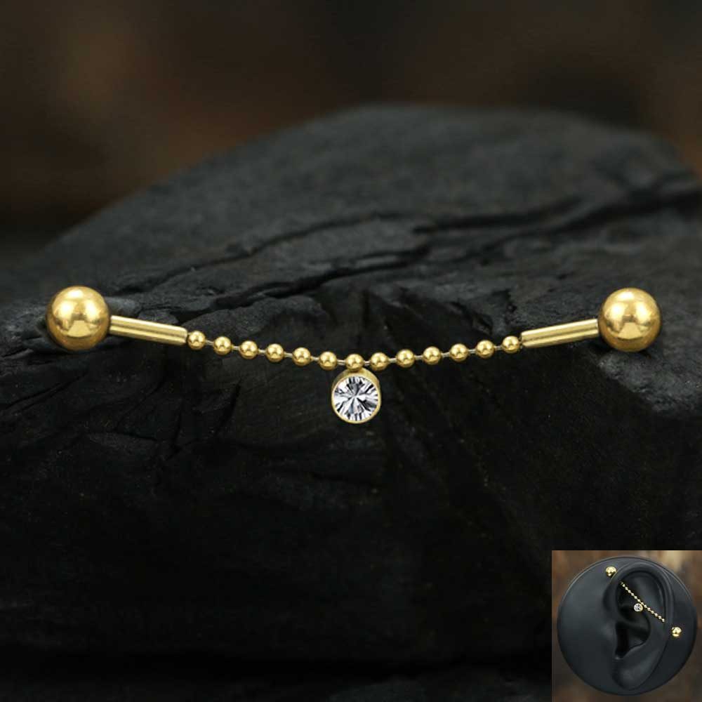 viva-adorno Piercing-Set Industrial Piercing Scaffold Ohr günstig online kaufen