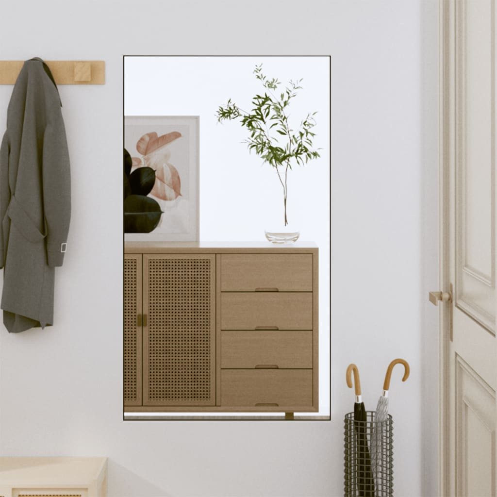 vidaXL Spiegel 50 x 80 cm Wandspiegel 50x80 cm Glas Rechteckig