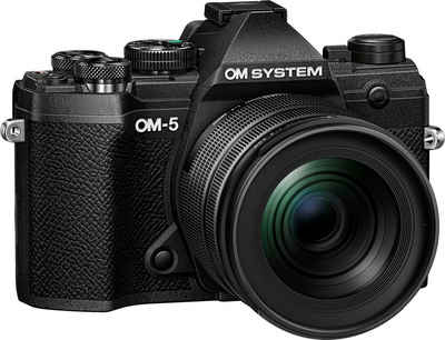 Olympus OM-5 1245 Kit Systemkamera (M.Zuiko Digital ED 12‑45mm F4 PRO, 20,4 MP, Bluetooth, WLAN (Wi-Fi)