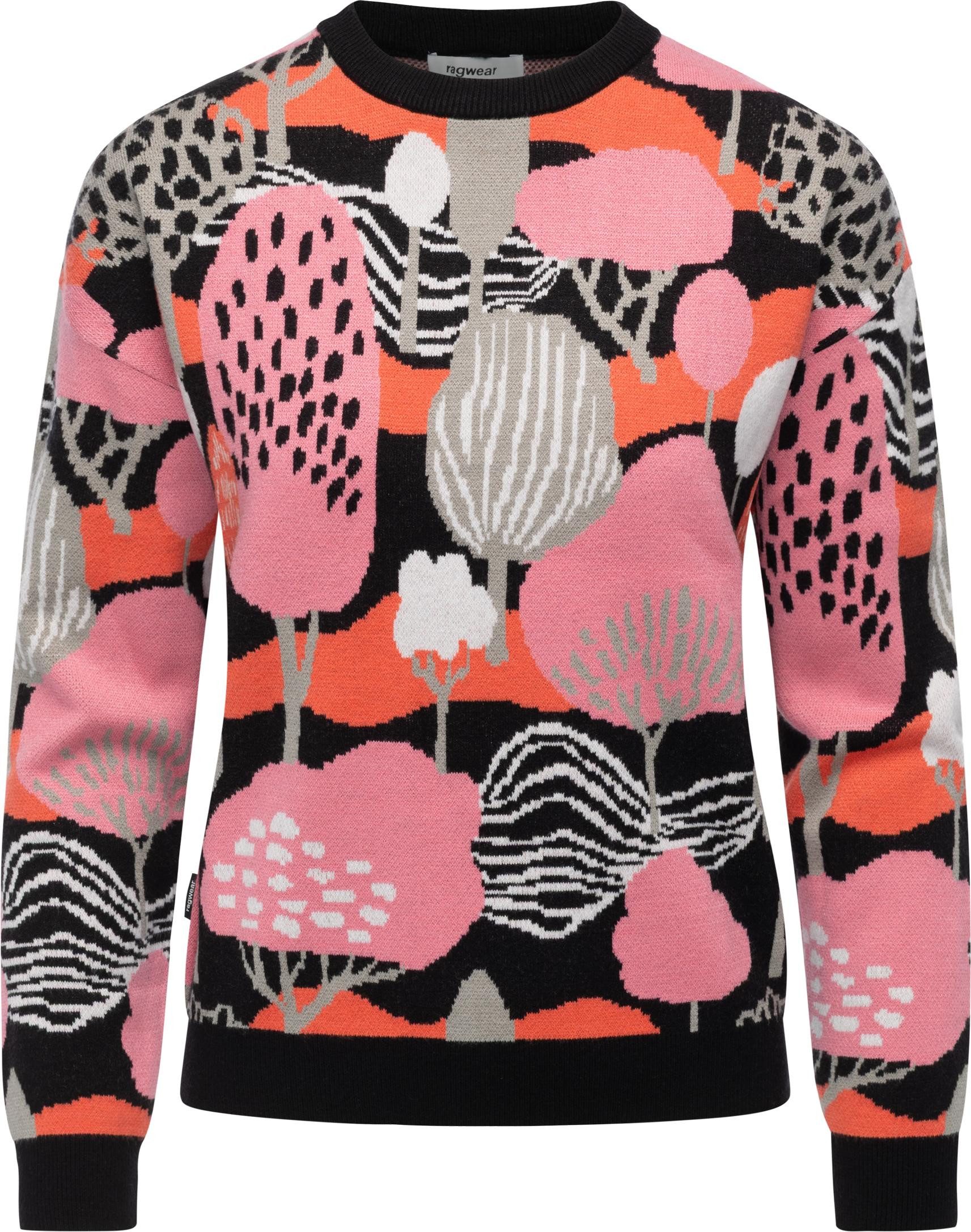 Ragwear Rundhalspullover Treenara Pullover in modischem Print günstig online kaufen
