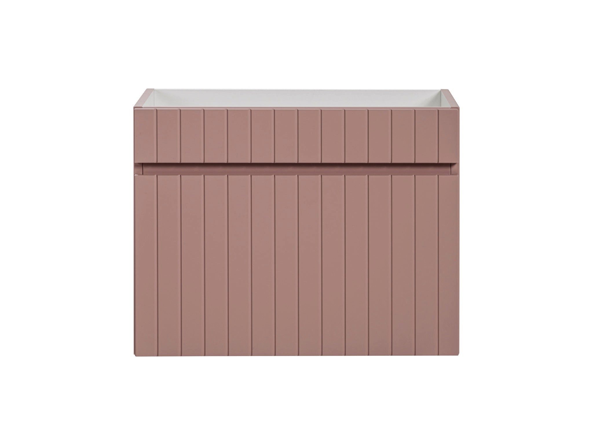 ROYAL24_MARKT Waschbeckenunterschrank Waschbeckenunterschrank Ikona Altrosa 60×46×45,6 cm mit 1 Schublade
