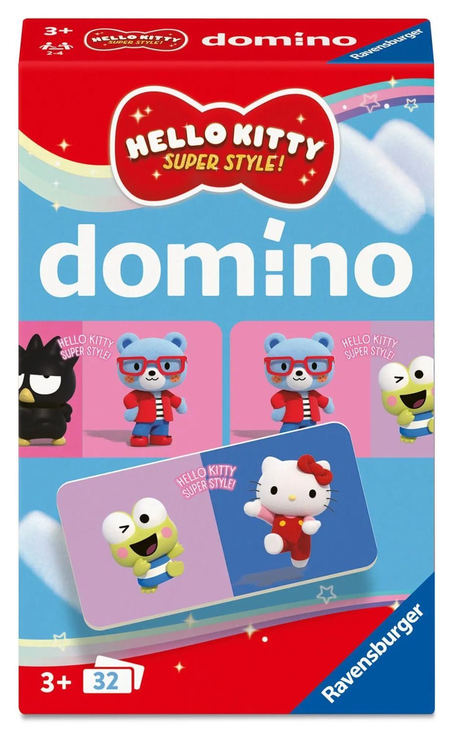 Ravensburger Spiel Domino Hello Kitty - Reisespiel ab 3 Jahre