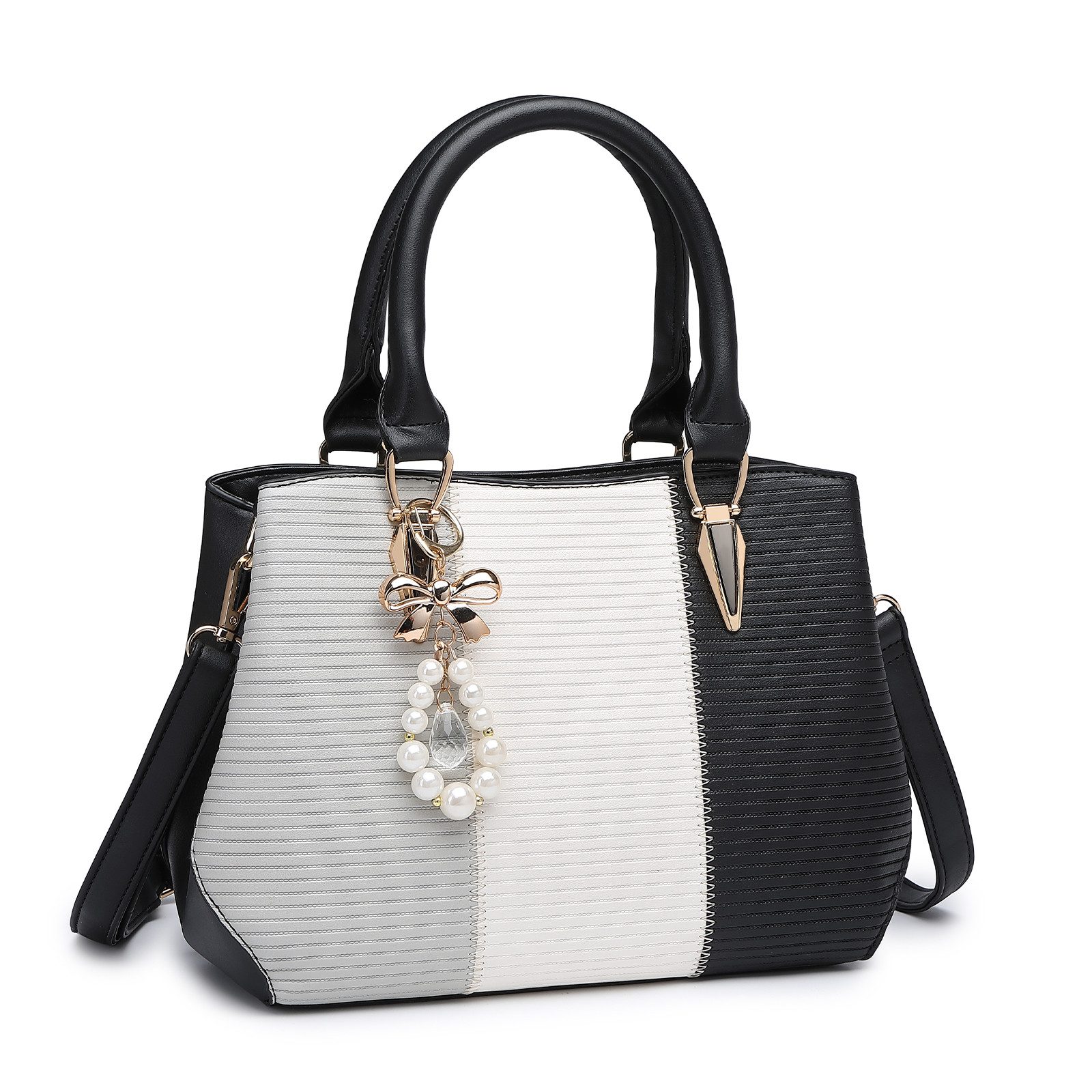 Miss Lulu Henkeltasche Handtasche Damen Mittelgroß Tasche Multicolor Elegant Henkeltasche (1-tlg)