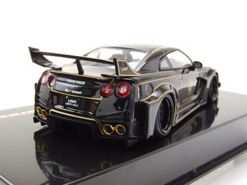 ixo Models Modellauto Nissan 35GT-RR LB-Silhouette Works GT RHD JPS 2019 schwarz Modellauto, Maßstab 1:43