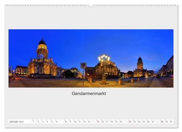 CALVENDO Wandkalender Berliner Panoramaansichten 2023 (Premium, hochwertiger DIN A2 Wandkalender 2023, Kunstdruck in Hochglanz)