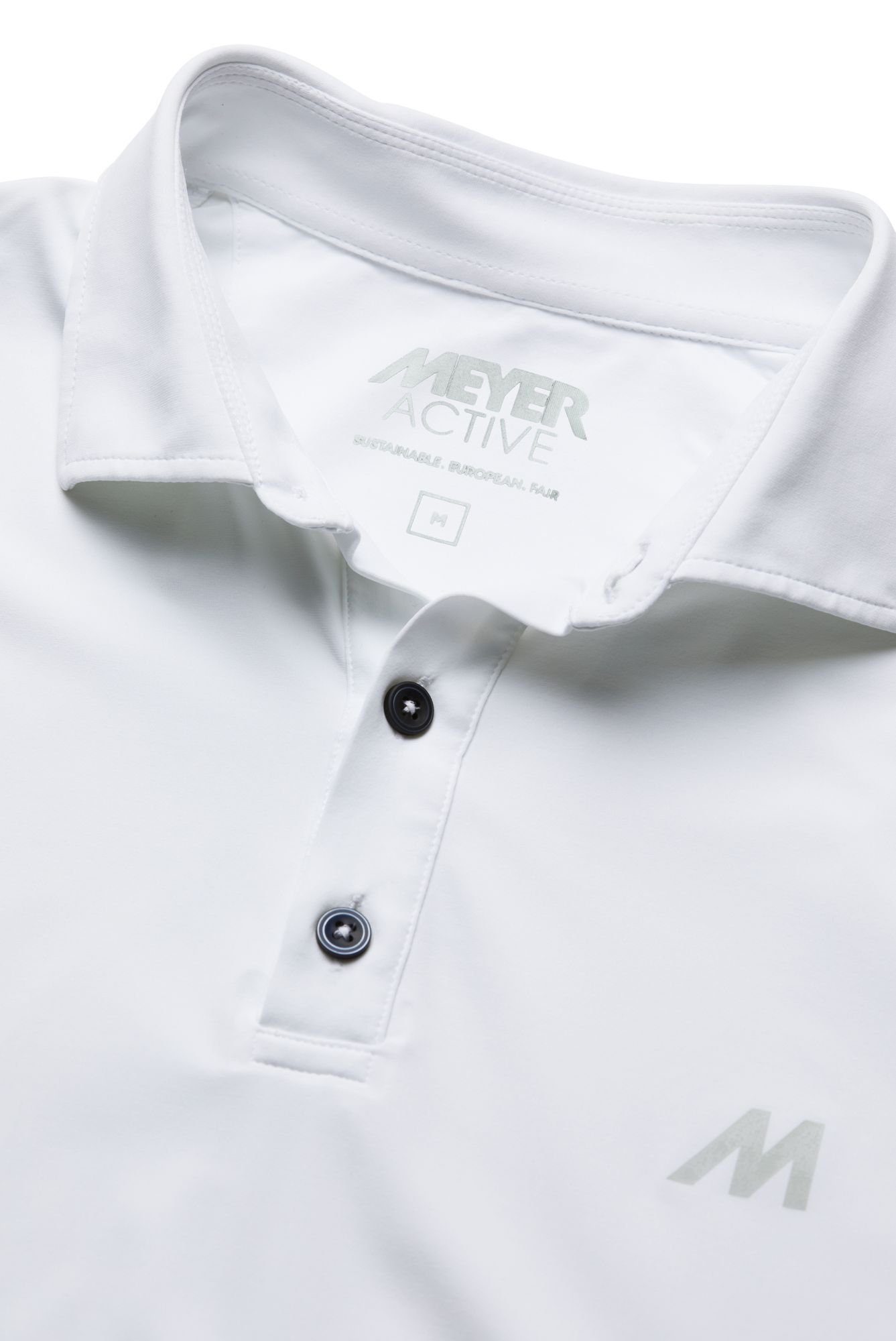 Tiger MEYER Poloshirt Nachhaltig white Europa in hergestellt wird