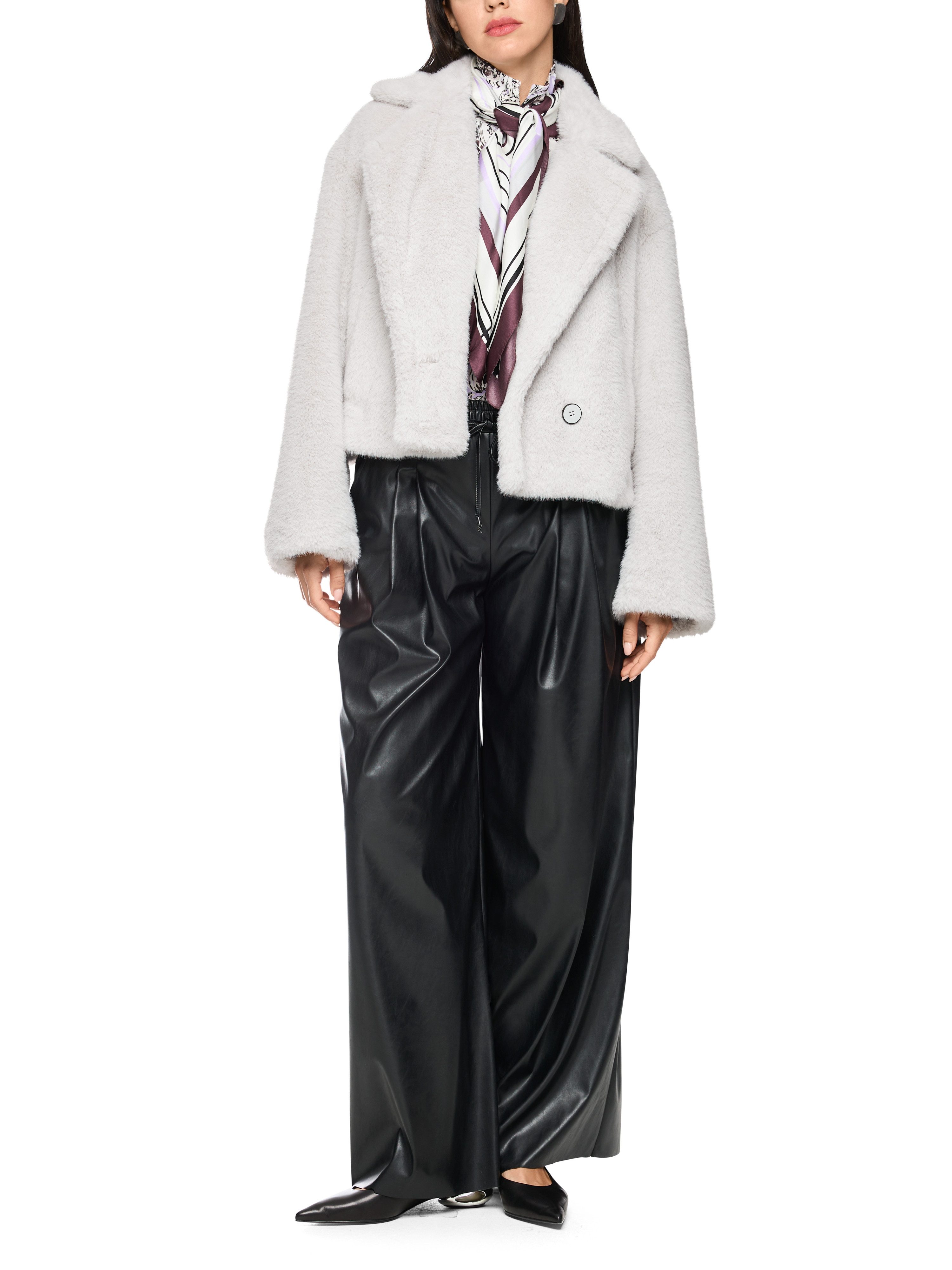 Marc Cain Kurzjacke Urban Office Premium Damenmode Fake-Fur