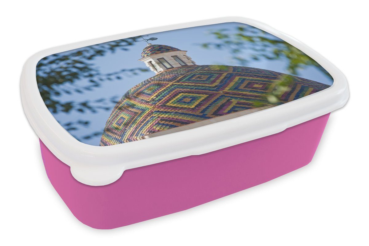 Kunststoff Snackbox, Die Alghero Lunchbox Mädchen, rosa auf für Kinder, Erwachsene, Sardinien, (2-tlg), von Brotbox MuchoWow Kathedrale Brotdose Kunststoff,