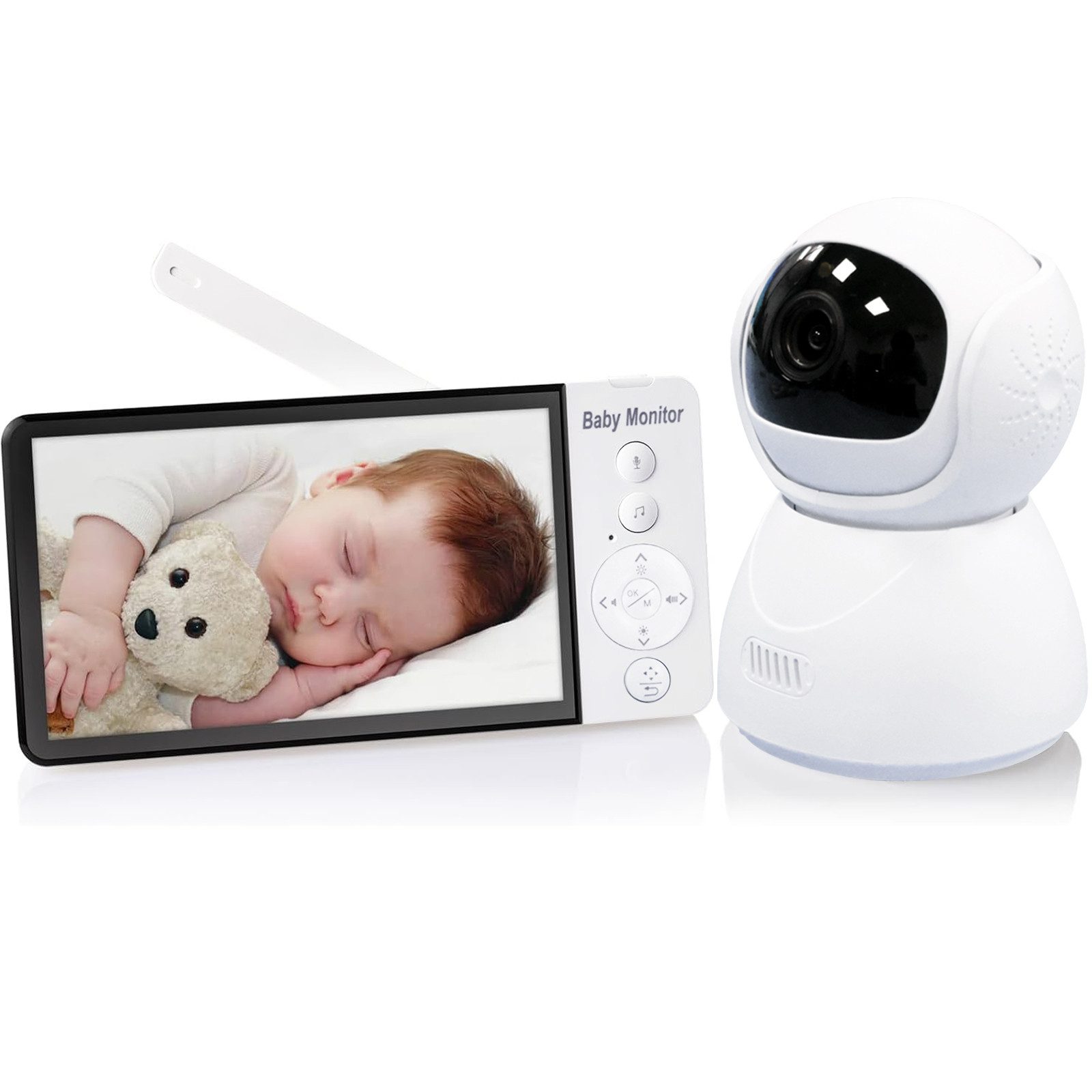 Video-Babyphone Babyphone mit Kamera Video Baby Monitor Intelligente Babyfone 720P HD