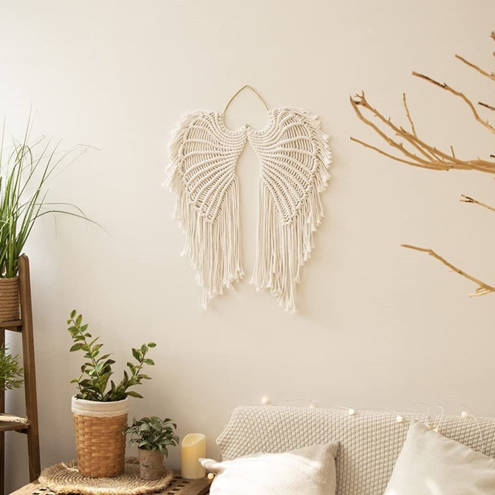 Coonoor Wanddekoobjekt Wandbehang Boho Deko, Woven günstig online kaufen