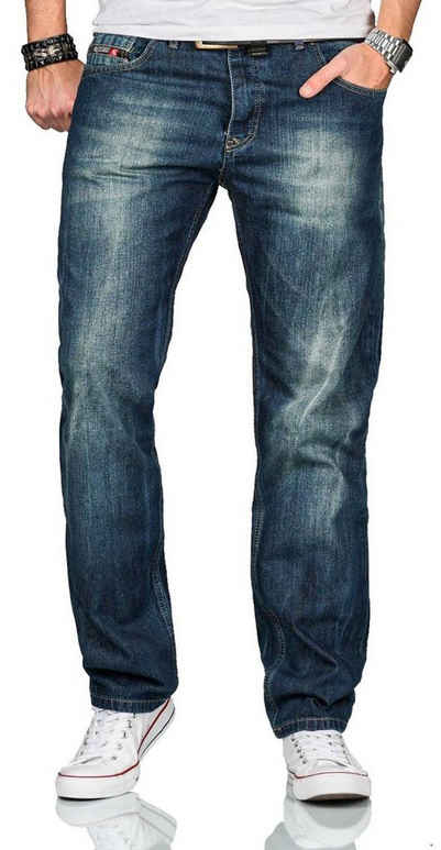 Alessandro Salvarini Straight-Jeans ASBeppo mit geradem Bein