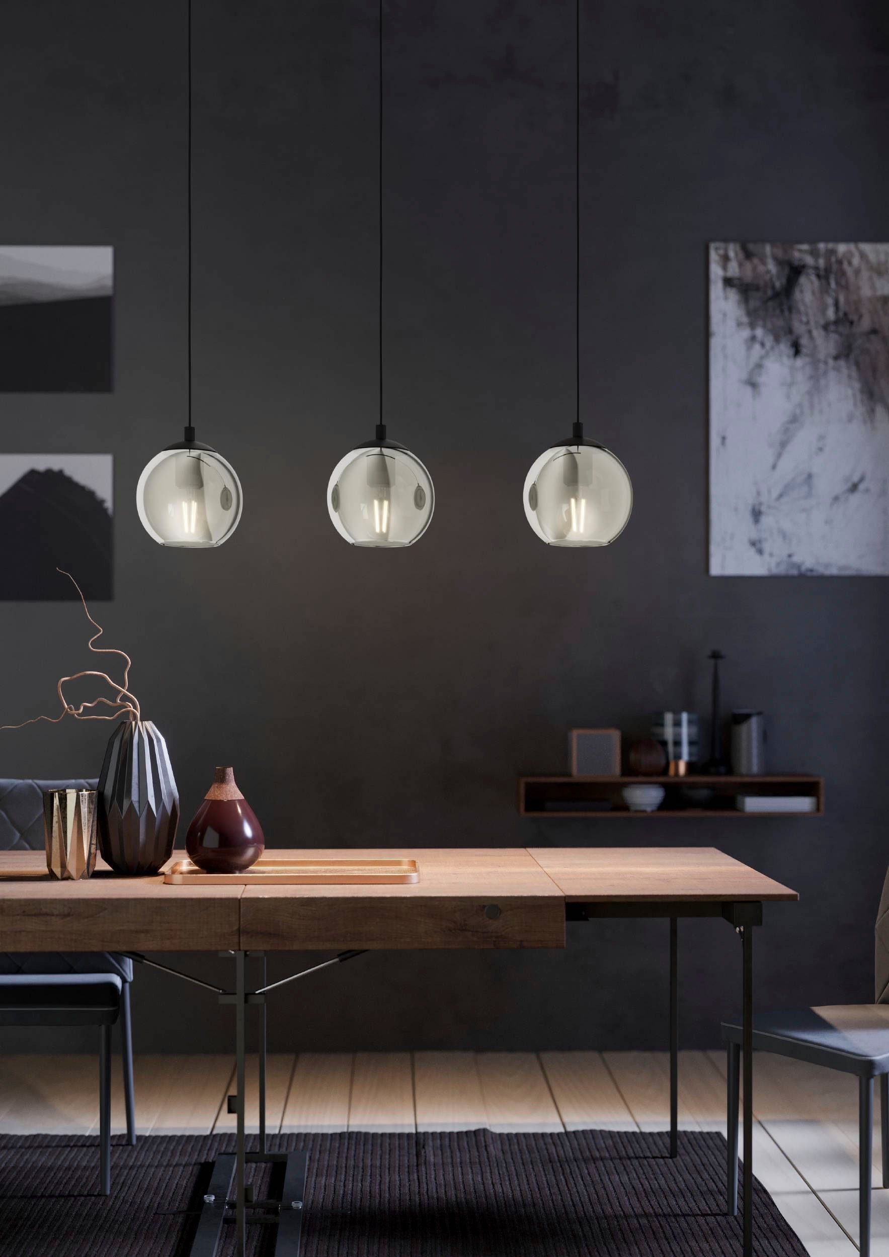 EGLO Pendelleuchte ARISCANI, Dimmfunktion, ohne Leuchtmittel, Lampe für Ess günstig online kaufen