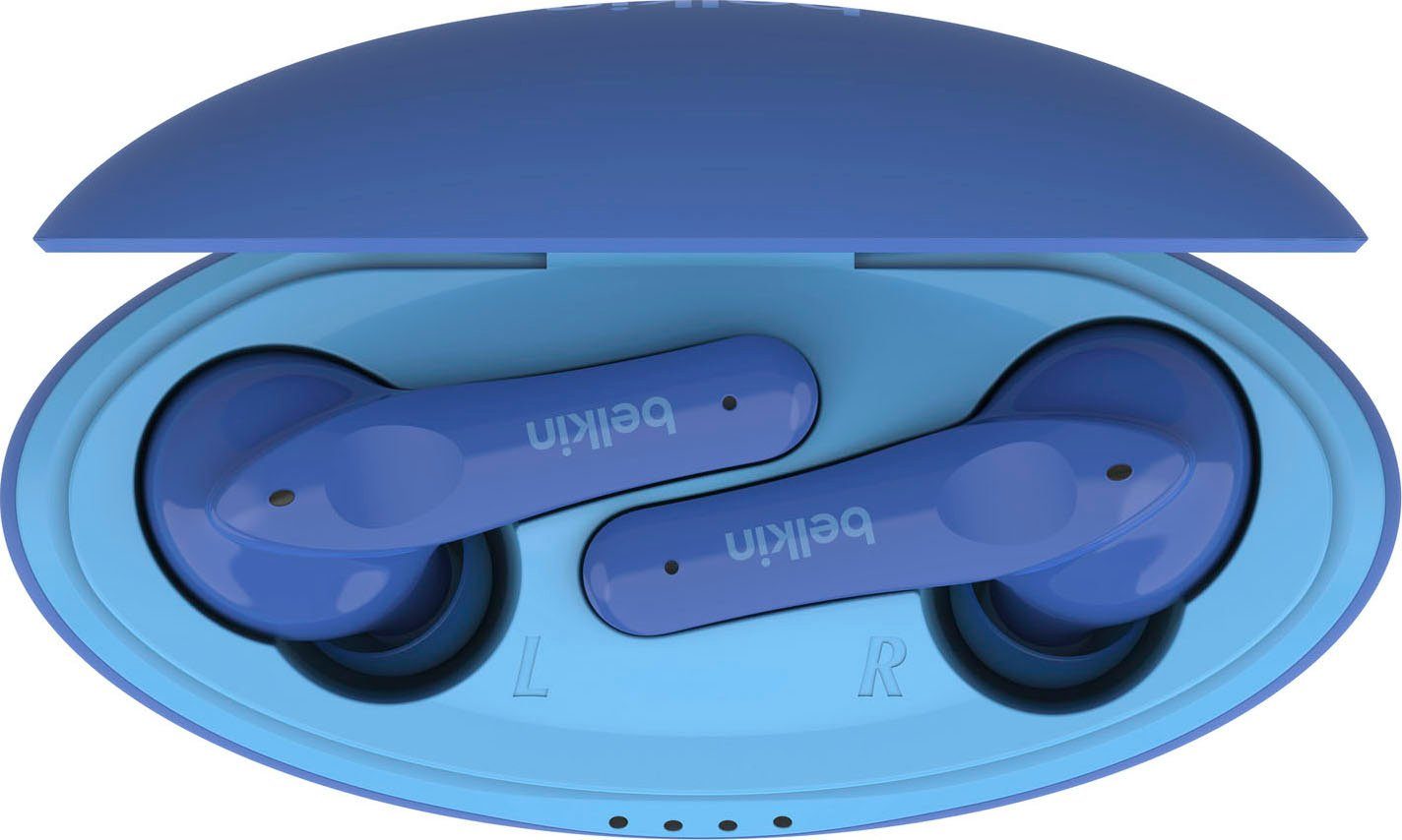 Belkin SOUNDFORM In-Ear-Kopfhörer NANO begrenzt; 85 Kopfhörer) dB am (auf Kinder blau Kopfhörer - wireless