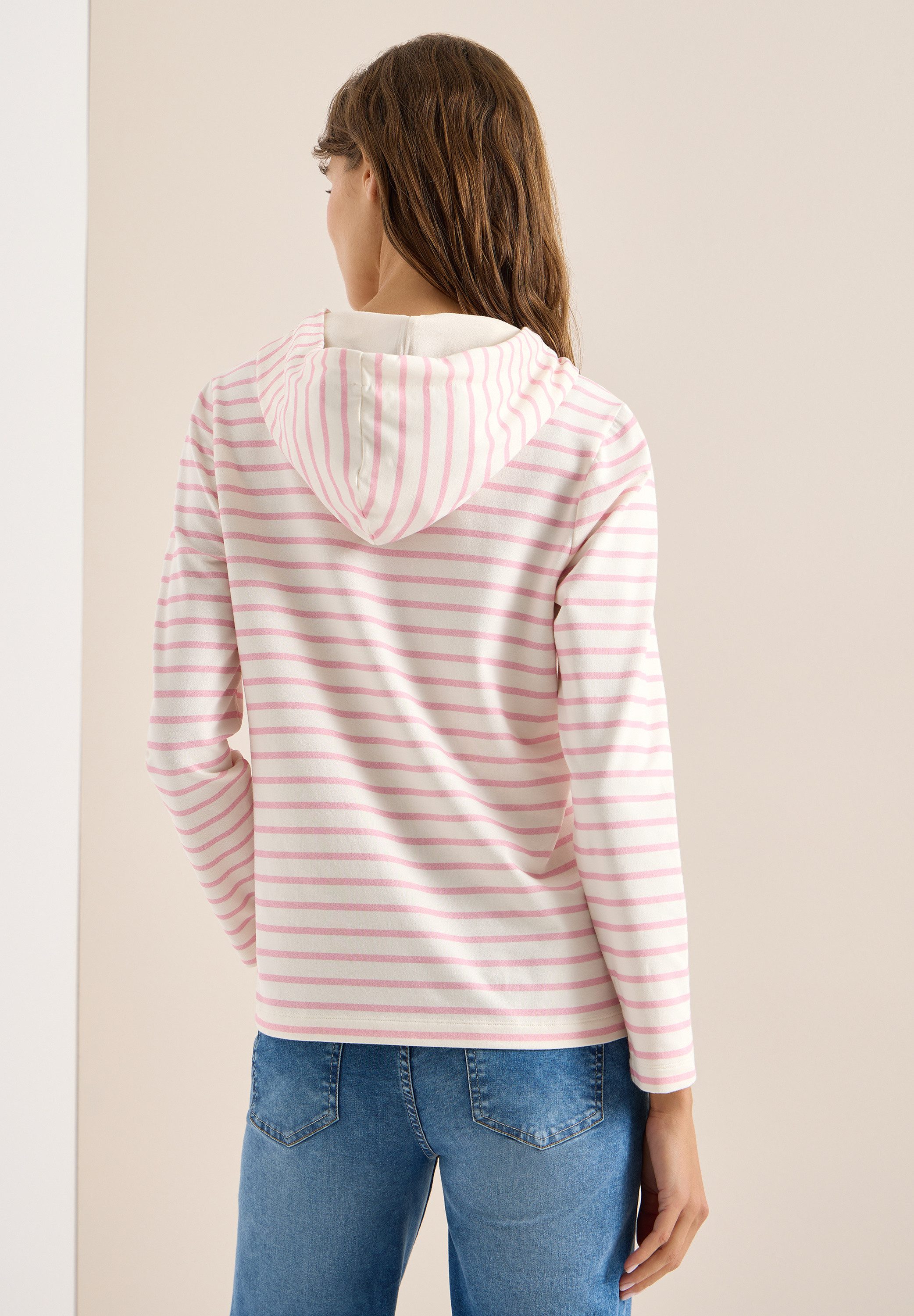 CECIL Langarmshirt im soften Baumwoll-Mix