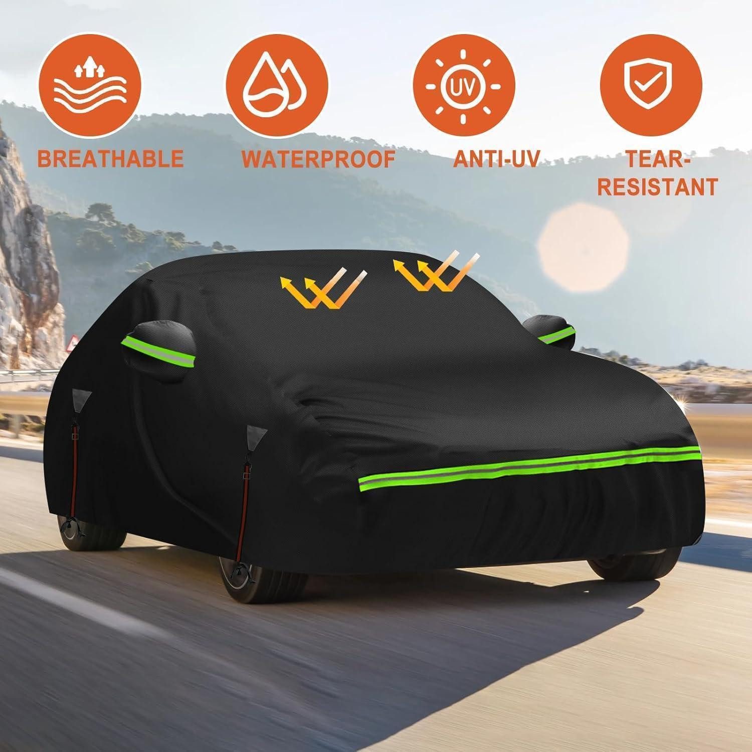 LuxusKollektion Autoplane Autoabdeckung wasserdicht Vollgarage UV Schutz für BMW 3er 2019-2025