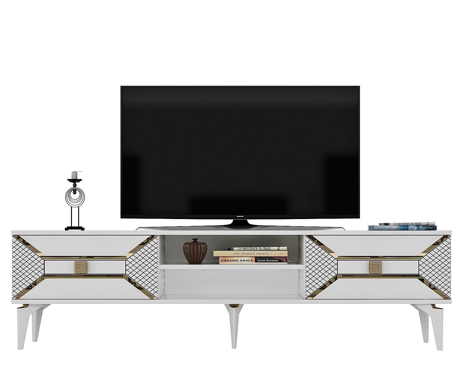 Skye Decor TV-Schrank 100% MELAMINE COATED PARTICLE BOARD, 50 cm x 30 cm x 150 cm V1160
