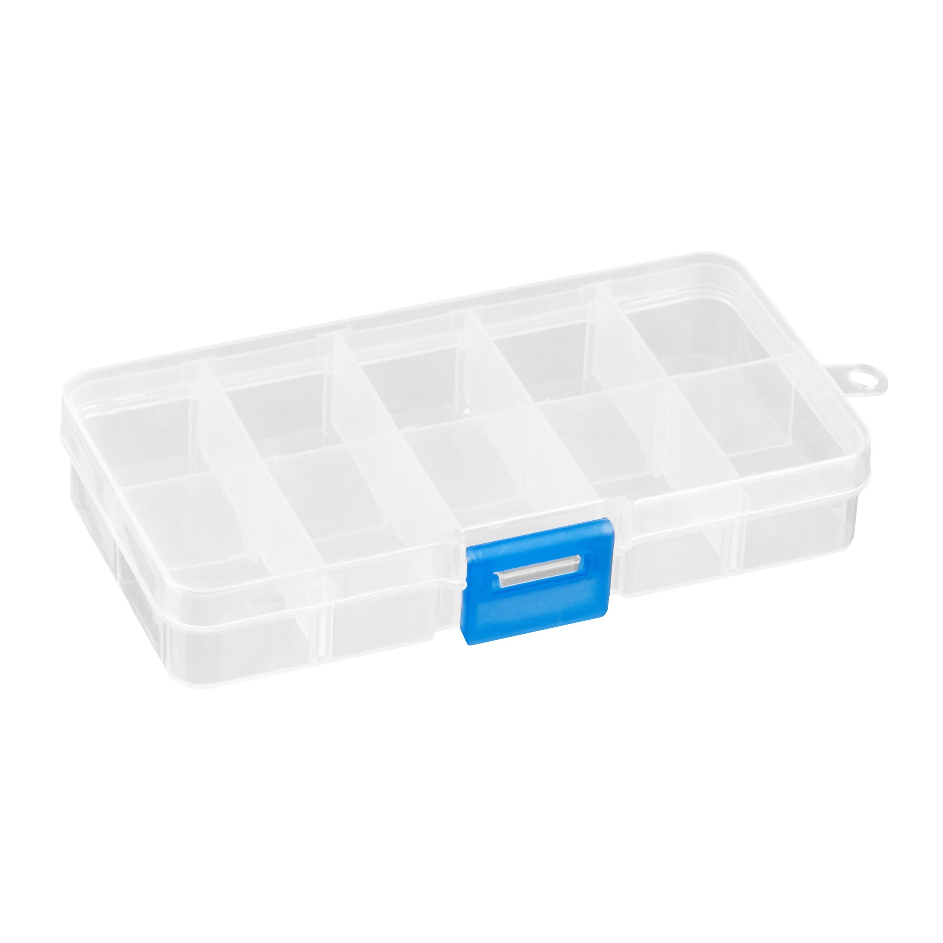 baytronic Transportbehälter baytronic Plastikbox mit 10 Fächern 125 x 65 x 20 mm (Bulk)