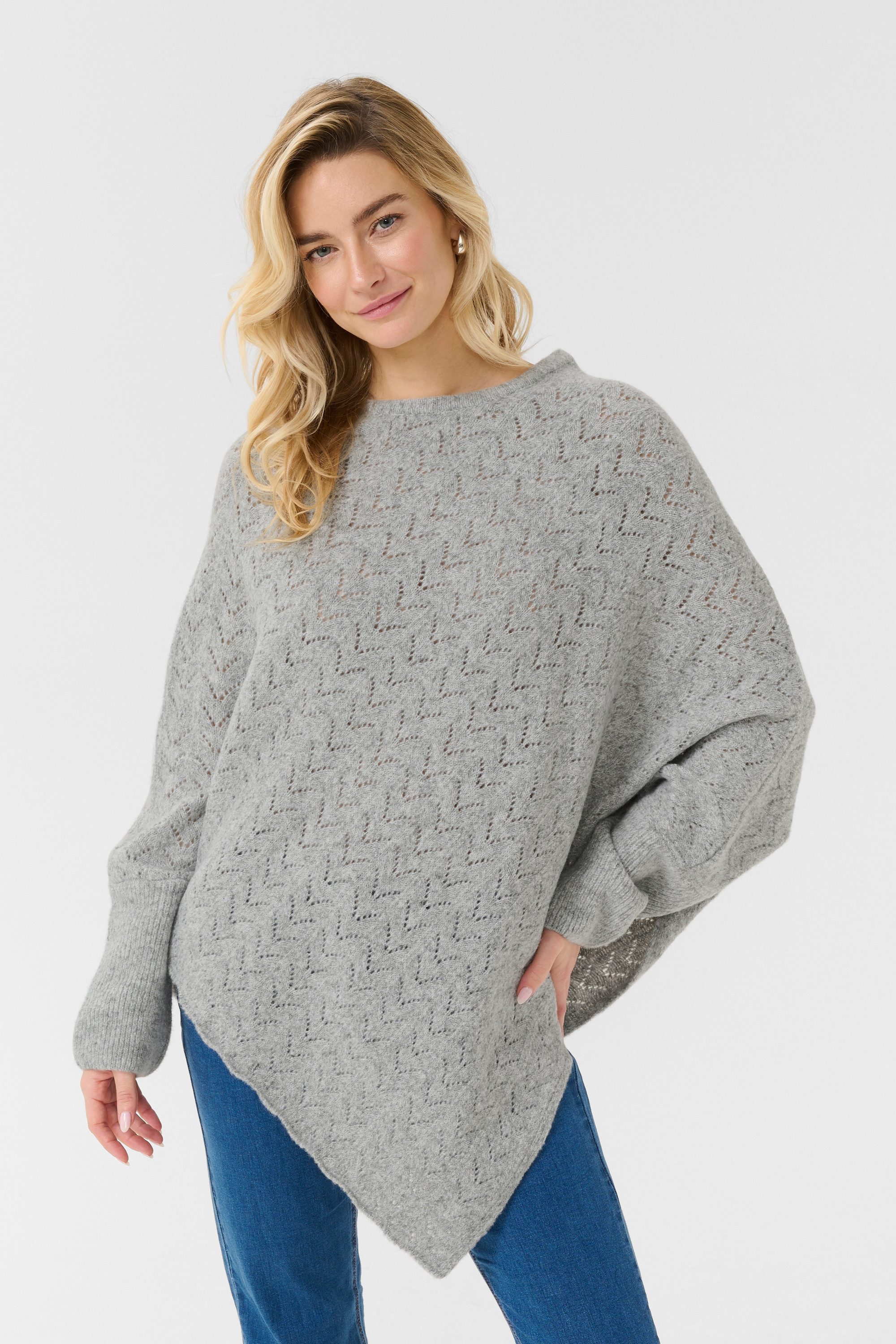 Cream Strickponcho Poncho CRHoliday