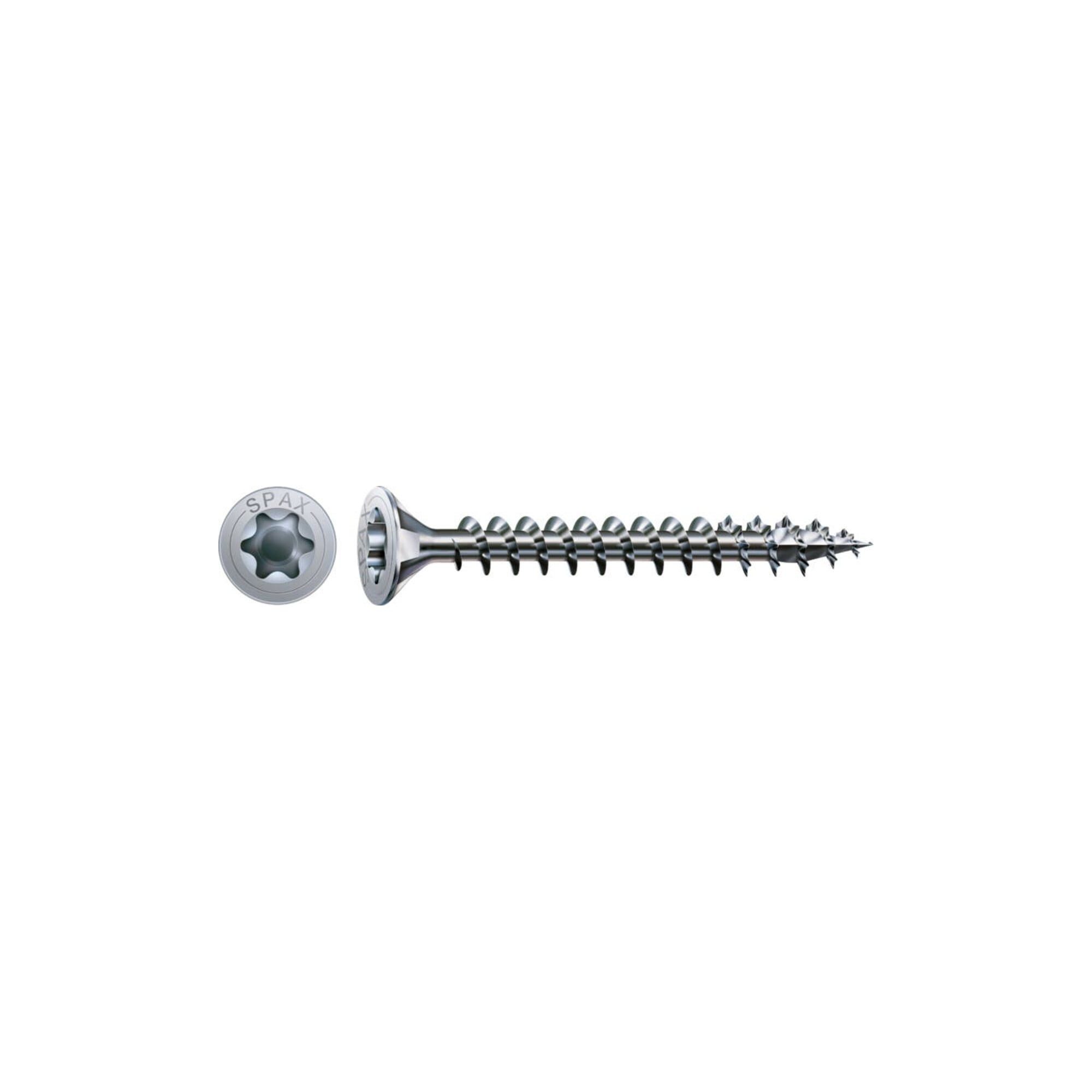 SPAX Holzbauschraube Spax Universalschraube 4 x 25 mm Senkkopf T-STAR plus Vollgewinde 4CUT