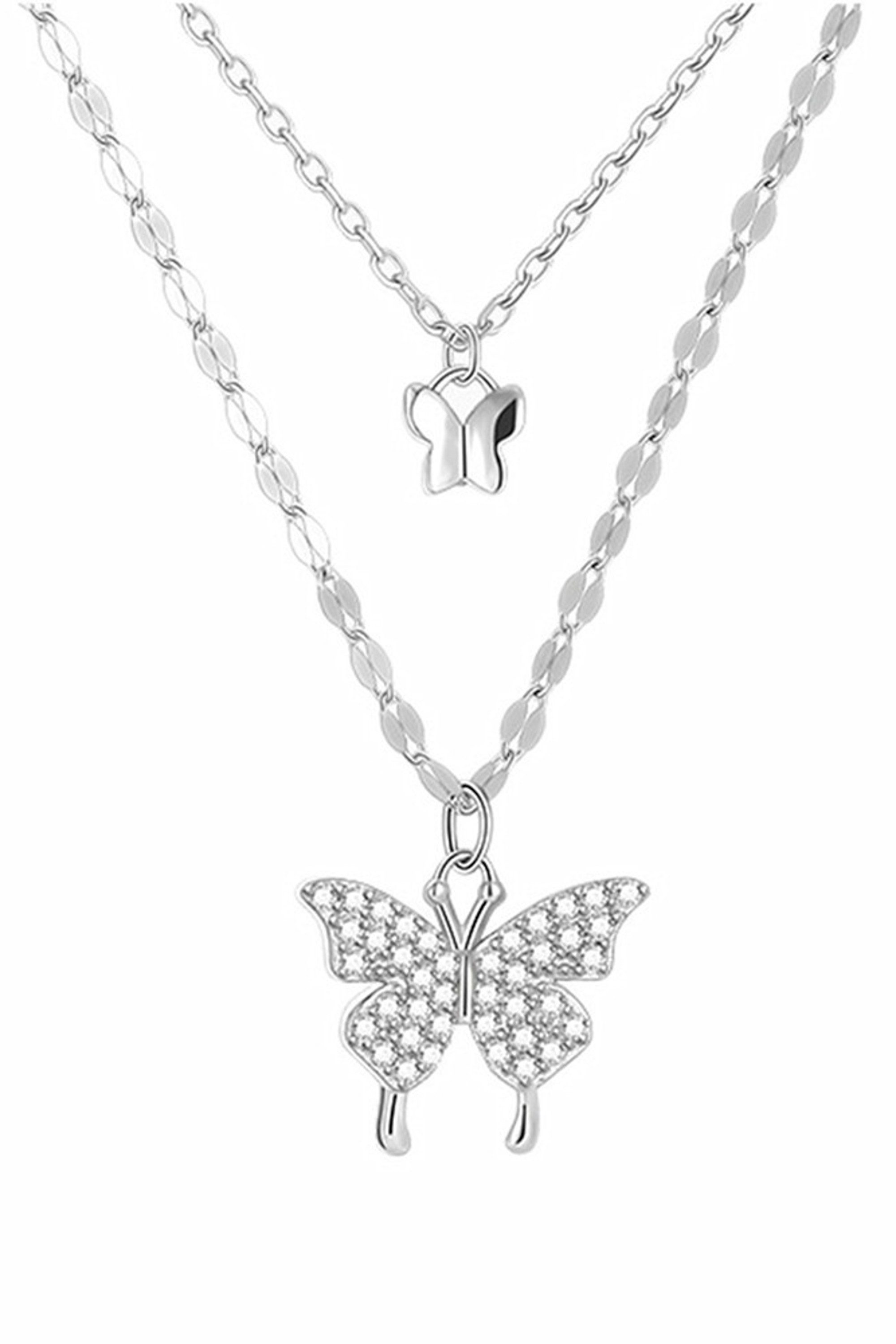 COLLEZIONE ALESSANDRO Silberkette Butterflies, aus 925 Sterling Silber