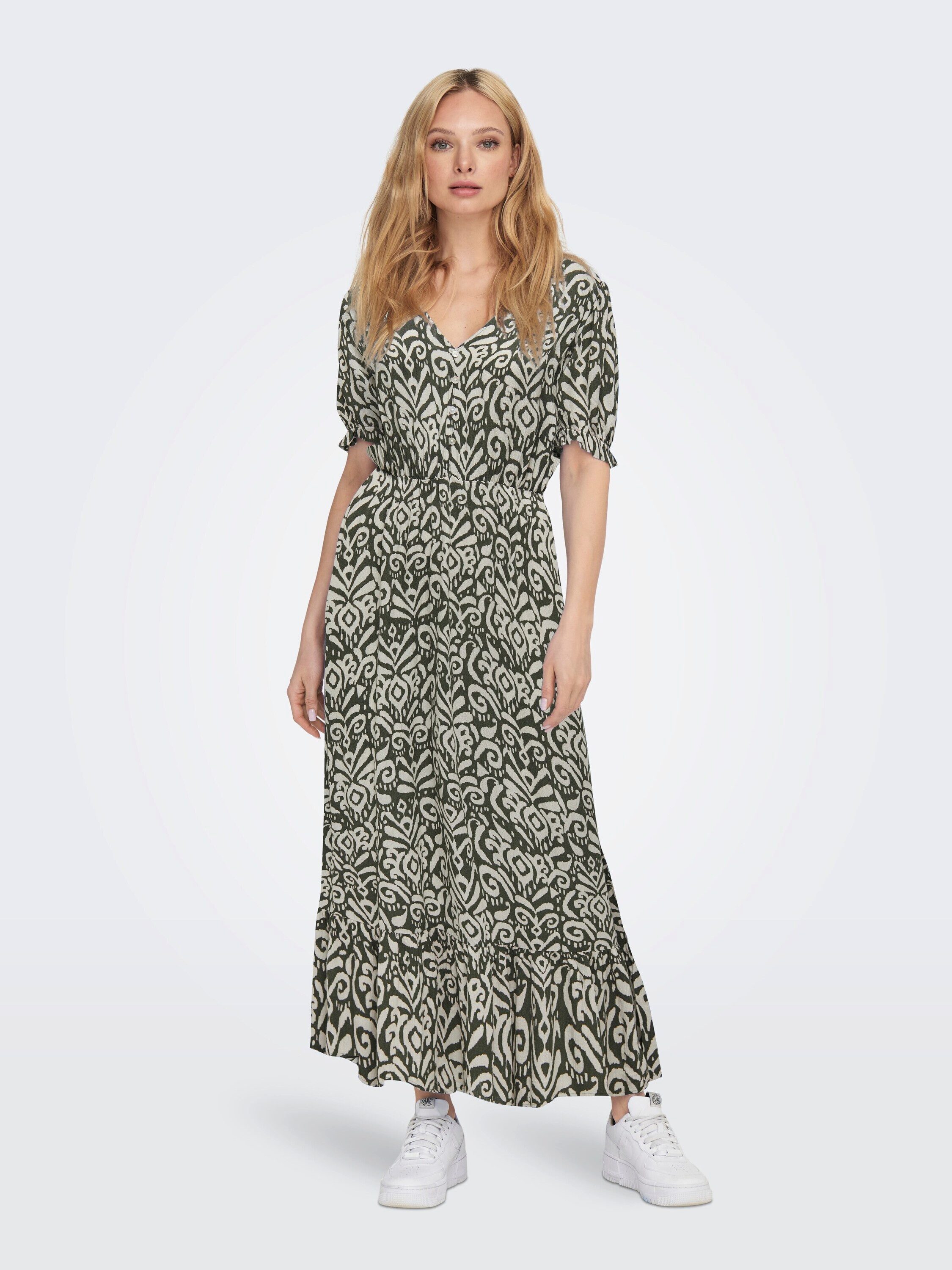 ONLY Maxikleid ONLChianti (1-tlg) Drapiert/gerafft – Bild 3 von 4