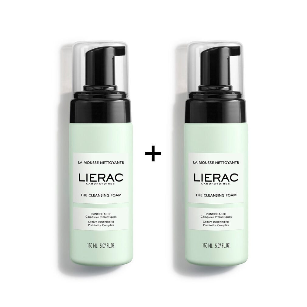 LIERAC Körperpflegemittel Reinigungsschaum-Set für das Gesicht (The Cleansing Foam) 2 x 150 ml
