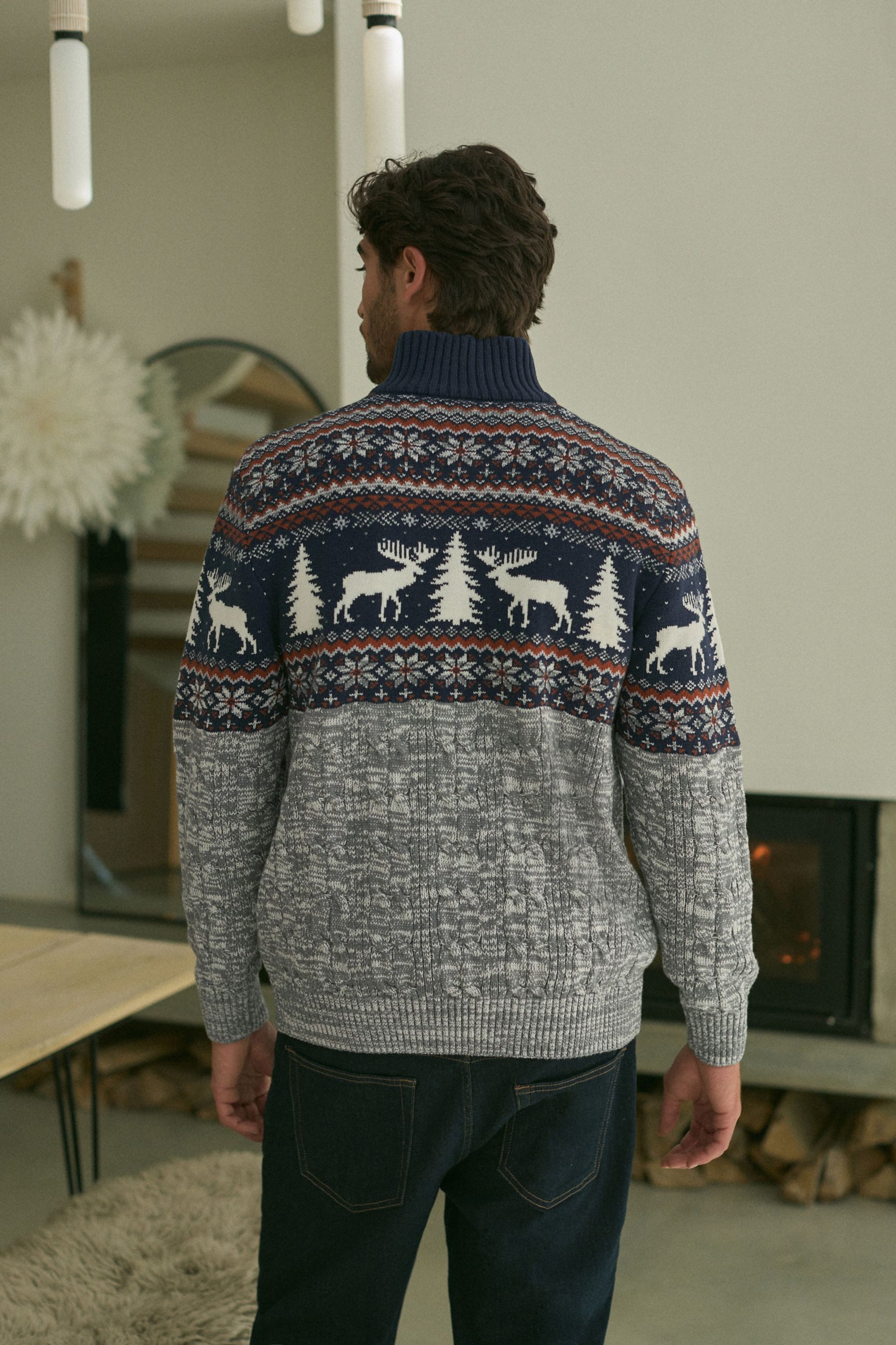 Next Troyer Regular Fit Weihnachts-Troyer (1-tlg) günstig online kaufen