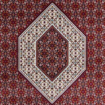 Orientteppich Bidjar-Zyon, morgenland, rechteckig, Höhe: 9 mm, Fußbodenheizung geeignet