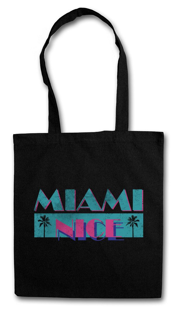 Urban Backwoods Beuteltasche Miami Nice Stofftasche USA Florida Holidays Beach Strand Meer USA (1-tlg), Serie Vice Sun Palmen