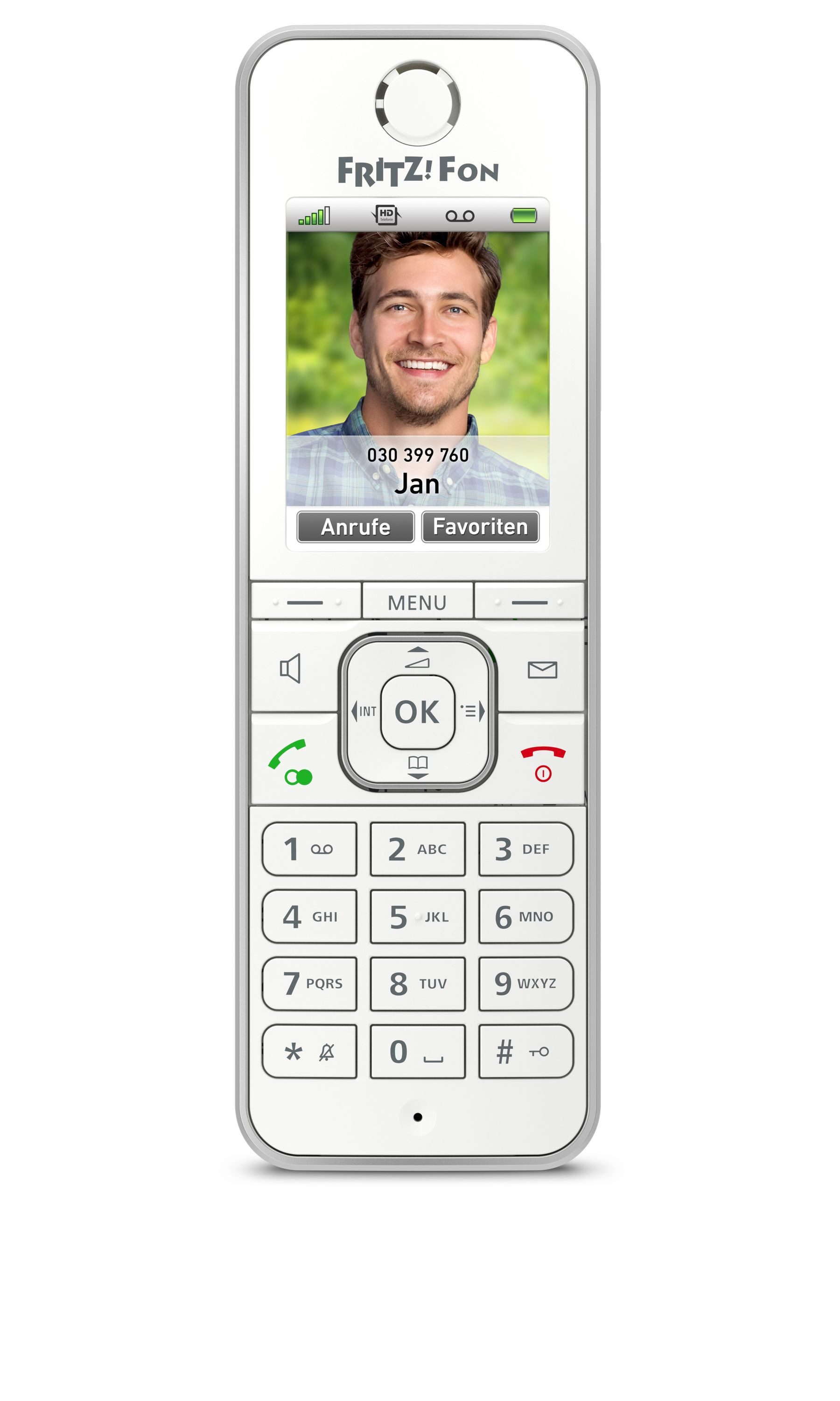 Fritz! FRITZ!Fon C6 weiß Schnurloses DECT-Telefon