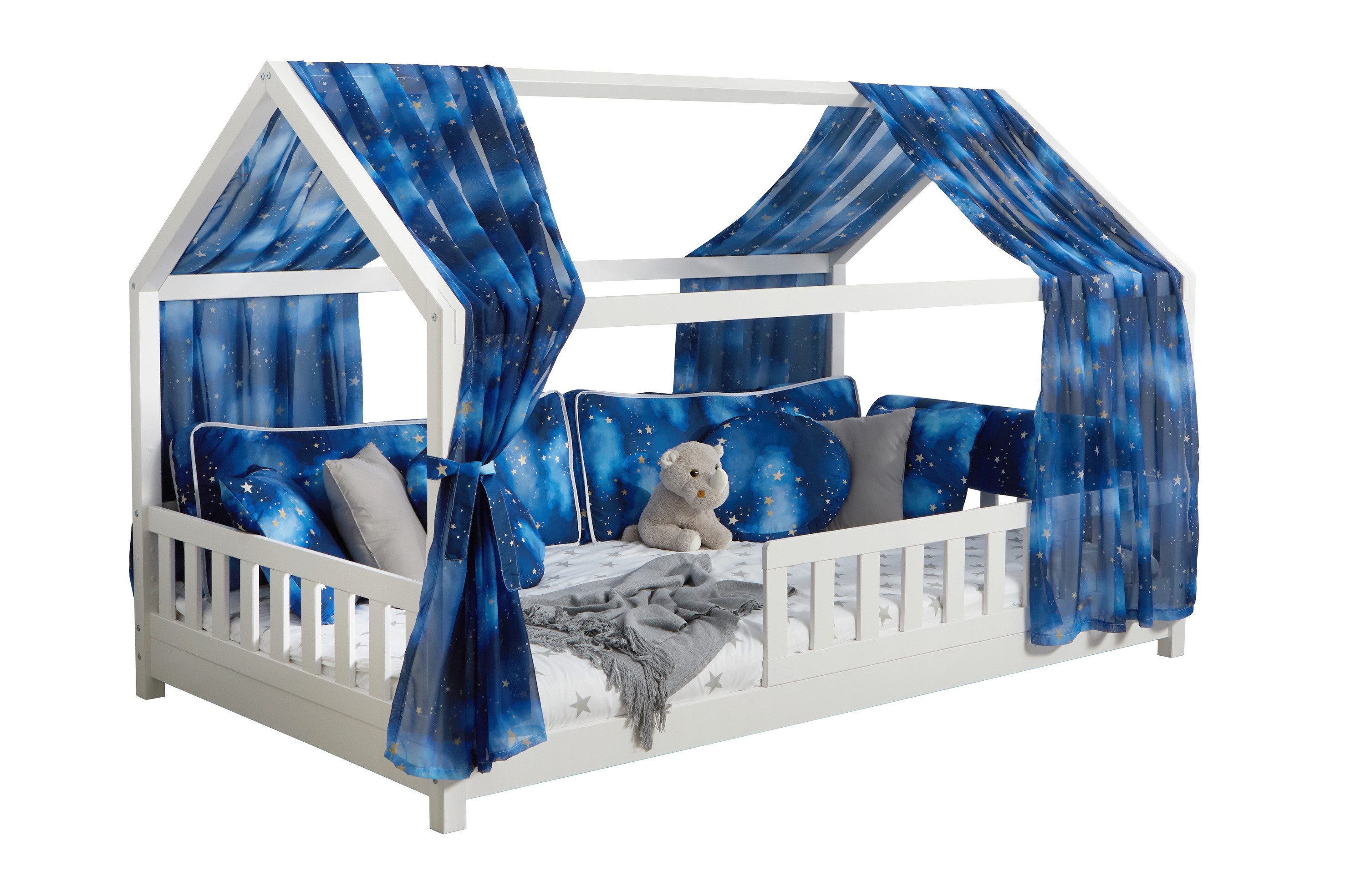 Betthimmel Tüll-Set für Hausbett