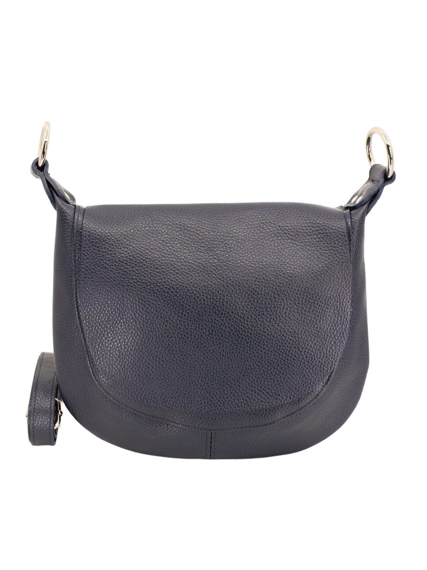 Adel Bags Schultertasche Kayla Ledertasche Made in Italy mit 2 Riemen, Zwei Tragegurte inklusive, Made in Italy
