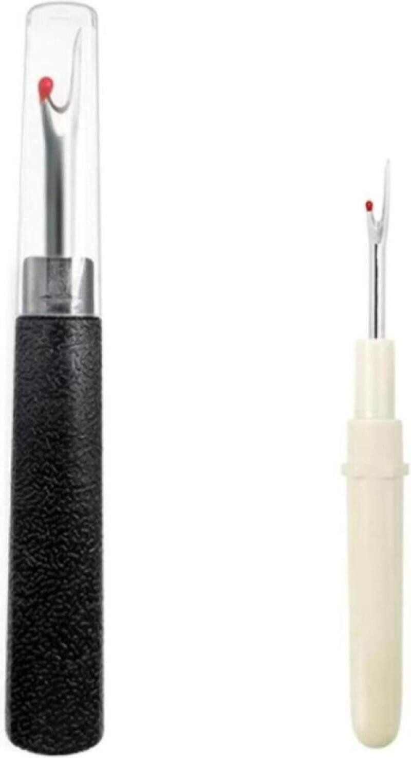 FELIXLEO Nähnadeln Nahtauftrenner 2 Stück Stofftrenner für Nähen Säume Entfernen, 2 St.