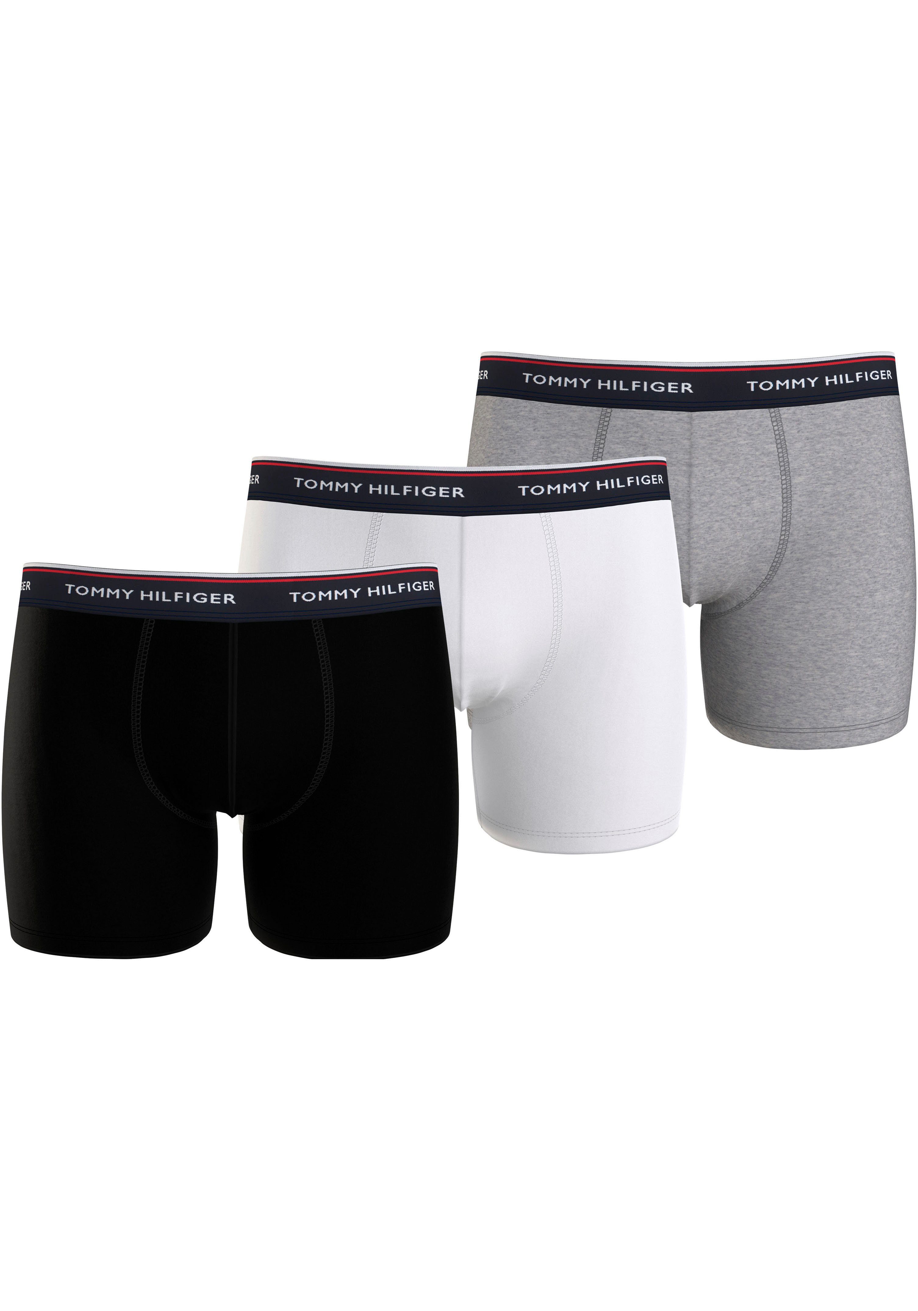Tommy Hilfiger Underwear Boxershorts 3P BOXER BRIEF (Packung, 3-St., 3er) mit Logobund