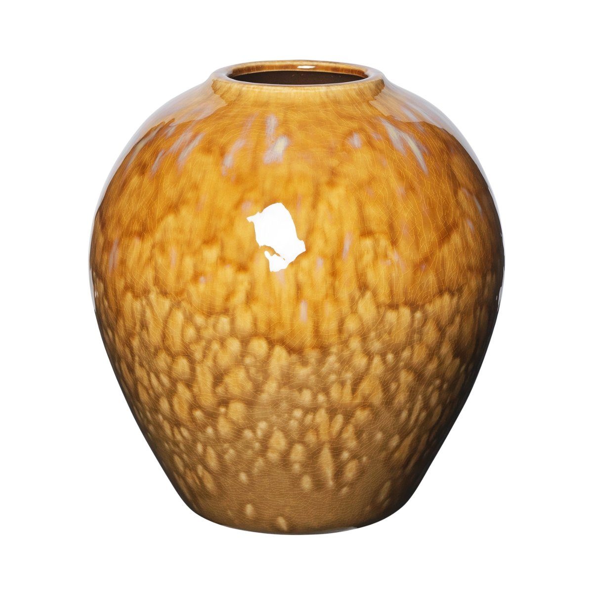 Broste Copenhagen Dekovase Ingrid Vase M Keramik Apple Cinnamon 25,5 cm (Vasen)