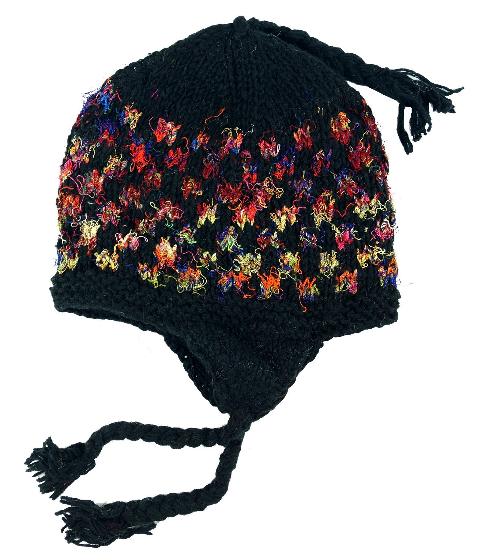 Guru-Shop Strickmütze Wollmütze mit Ohrenklappen - 21 günstig online kaufen