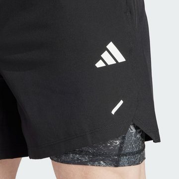 adidas Performance 2-in-1-Shorts POWER WORKOUT 2-IN-1 SHORTS