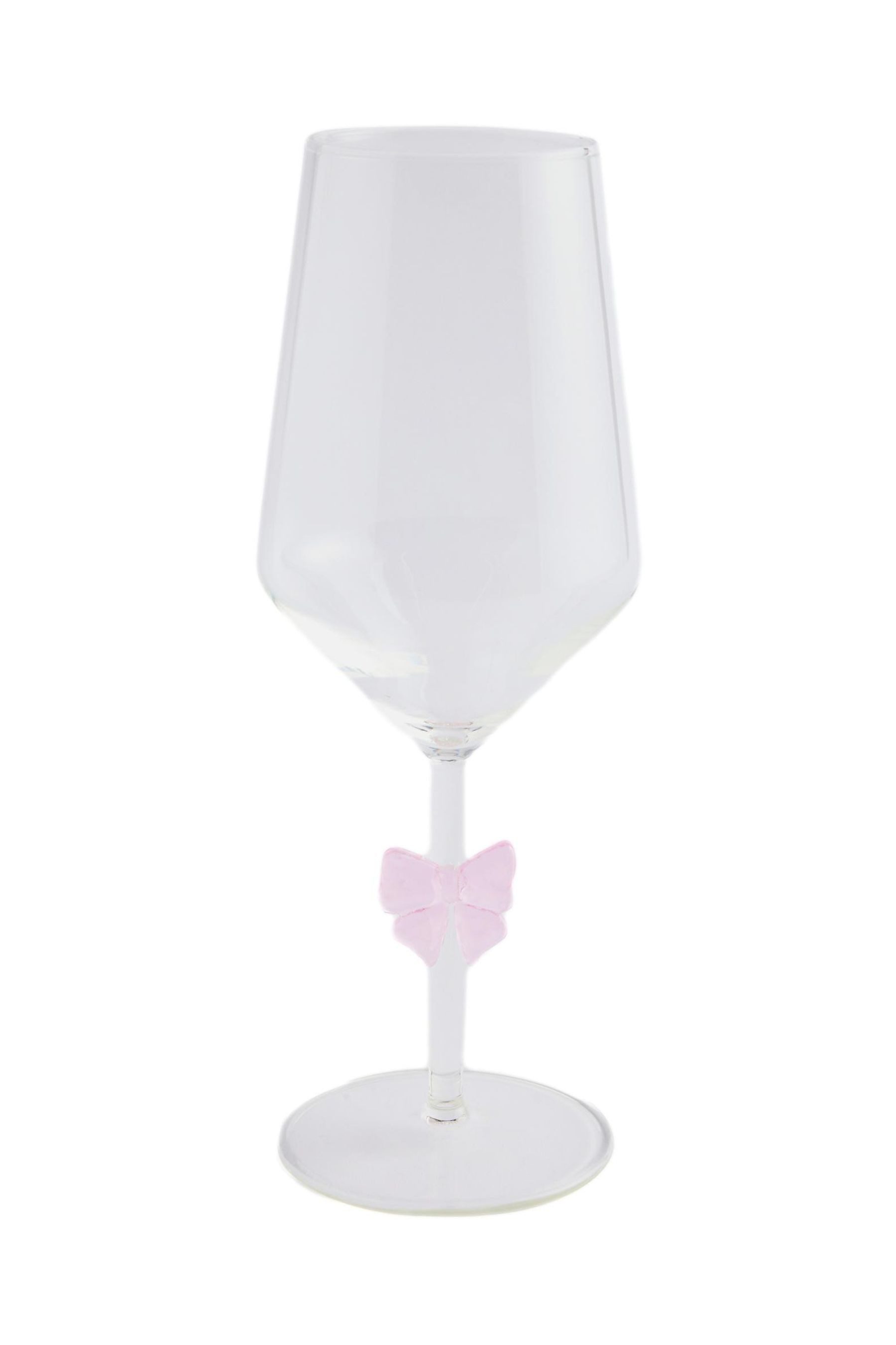 Next Weinglas Weingläser mit Schleife und Stiel, 2er-Set, 2-tlg., Glas