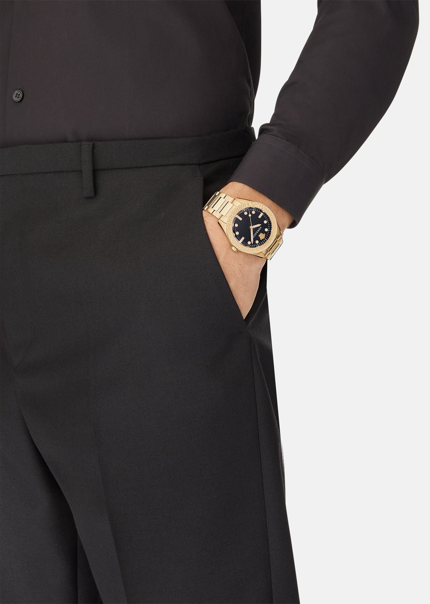 Versace Schweizer VE2T00522 gold DOME, GRECA Uhr