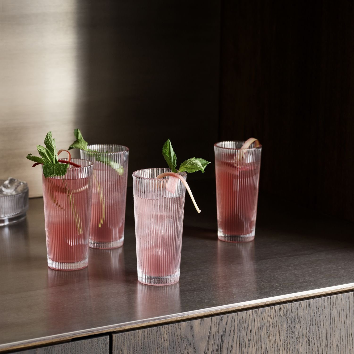 Stelton Longdrinkglas Pilastro 300 ml 4er Set, 4-tlg., Glas