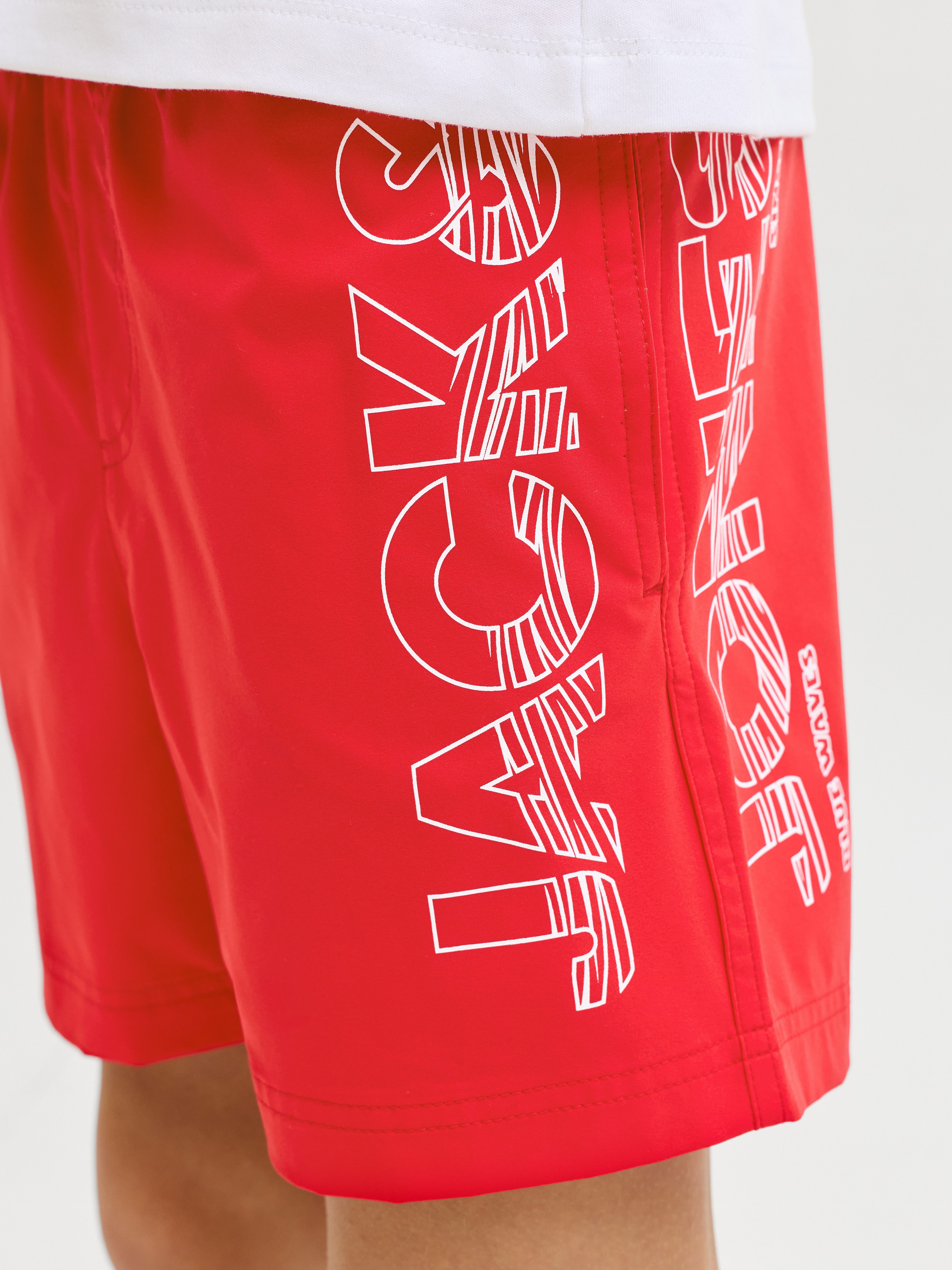 Jack & Jones Junior Badeshorts JPSTMAUI WAVE LOGO SWIM SHORTS SN JNR